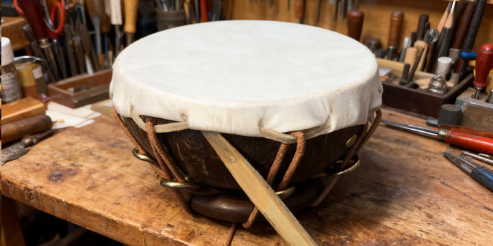 椰鼓收邊固定 - 使外觀整潔并保持張力